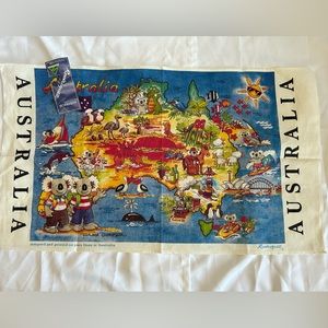 NWOT Australian Tea towel by Rodriquez 
Pure linen